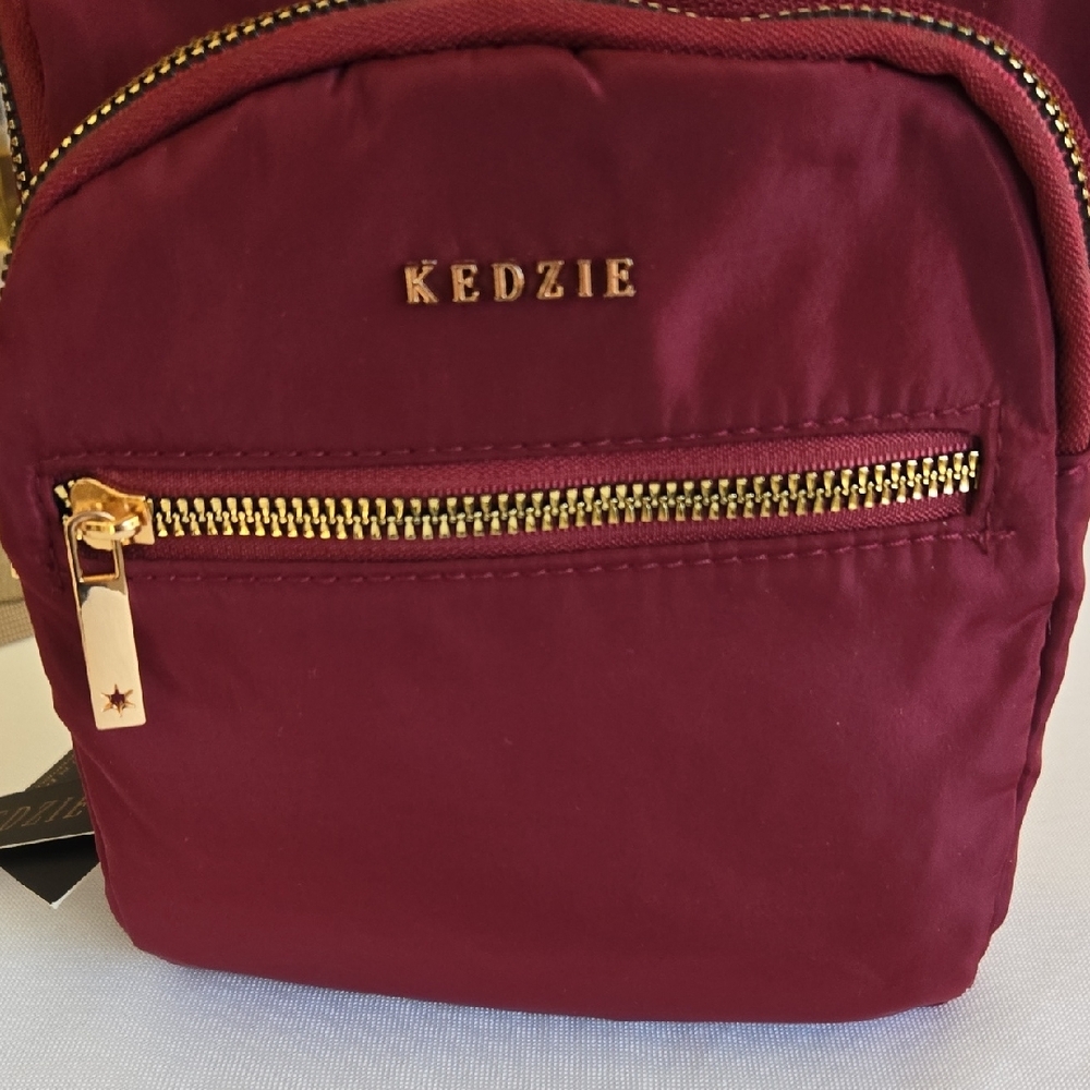 Kedzie Burgundy Roundtrip Convertible Crossbody Bag - Picture 8 of 12